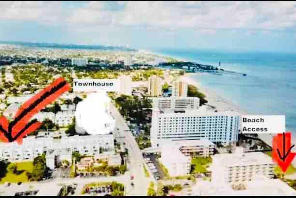 Across The Ocean Few Steps To Beach Contemporary Three Bedroom Townhouse 폼파노 비치 외부 사진